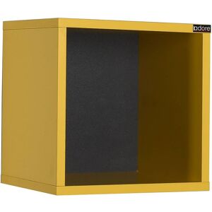 Mobilier Deco - mindy - Etagère cube murale - jaune - Jaune - Publicité