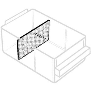 - 150-02 Séparations pour rayonnage à tiroirs (l x h) 87 mm x 49 mm Contenu 24 pc(s) - noir