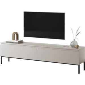 - Meuble tv Bemmi - 175 cm - taupe (gris-beige)