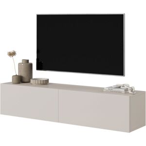 Selsey - bisira - Meuble tv - 140 cm - taupe (gris-beige) - Publicité