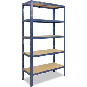 Shelfplaza - home 155x70x23cm Étagère charge lourde bleu / etagere metallique 5 Niveaux / 175kg capacité charge / etagere en metal, étagères de - Publicité