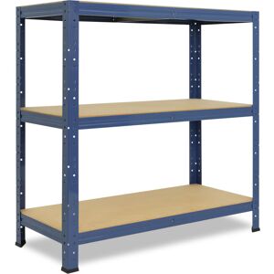 Shelfplaza - home 100x120x30cm Étagère charge lourde bleu / etagere metallique 3 Niveaux / 175kg capacité charge / etagere en metal, étagères de rangement & etagere rangement garage acier - bleu - Publicité