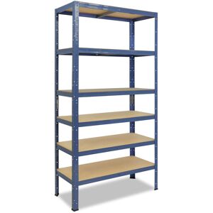 Shelfplaza - home 230x23x30cm Étagère charge lourde bleu / etagere metallique 6 Niveaux / 145kg capacité charge / etagere en metal, étagères de - Publicité