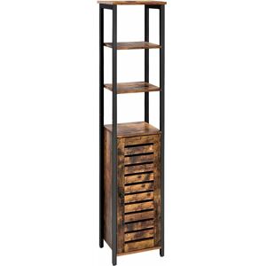 Vasagle - Meuble Colonne, Meuble de Rangement, Armoire de Rangement, Style Industriel, Armoire de Salle de Bain, Haut, pour Salon, 37 x 30 x 167 cm, Vintage par songmics LSC37BX - Publicité