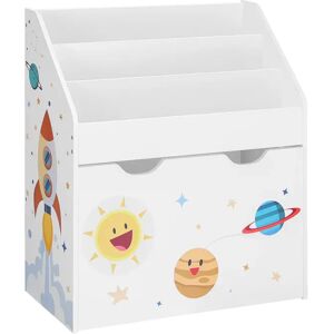 SONGMICS Étagère pour jouets 3 compartiments bibliothèque pour enfants - Publicité