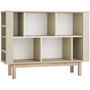 petitechambre.fr Bibliothèque de rangement pour chambre bébé de la collection MILOO   Beige   MDF