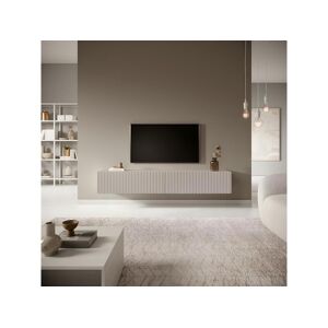 SELSEY Meuble TV 175 cm - taupe (gris-beige) - TELIRE