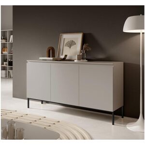 SELSEY Commode à trois portes - 150 cm - taupe (gris-beige) - Bemmi - Publicité