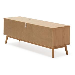 VS Venta-stock Meuble TV Bruce 2 Tiroirs et 2 Portes, Bois Massif, 140 cm (Largeur) 51 cm (Hauteur)