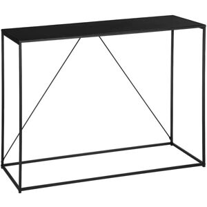 Atmosphera Meuble Console en Métal Noir L120 x H 85 cm