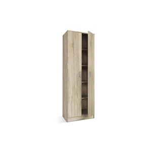 Price Factory Armoire de rangement REY 60cm, idéal pour votre entrée, votre buanderie ou encore votre salle de bain.