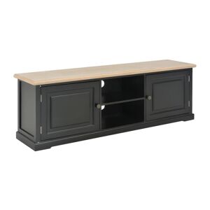 Mobikasa Meuble télé buffet tv télévision design pratique noir 120 cm bois 2502205