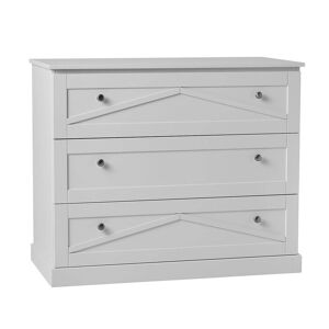 petitechambre.fr Commode 3 tiroirs blanche Marie   MDF
