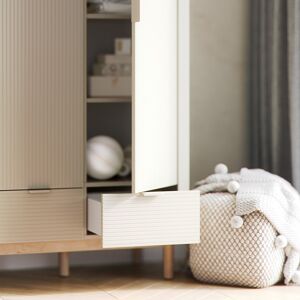 petitechambre.fr Armoire pour chambre bébé de la collection MILOO   Beige   MDF