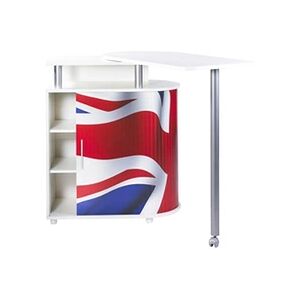 Beaux Meubles Pas Chers Mange-Debout Drapeau Anglais - L 110 x l 55 x H 105.3 cm - Publicité