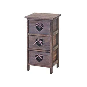 Mendler Commode Forli style shabby vintage 55x29x25cm marron - Publicité