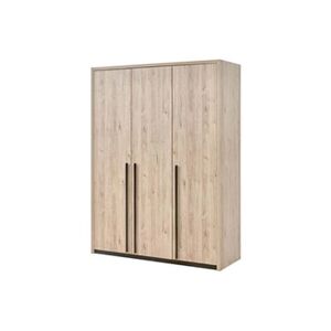 Altobuy LETTY - Armoire 3 Portes 165cm Aspect Bois Clair - - Publicité