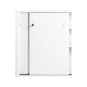 Beaux Meubles Pas Chers Lot de 2 portes coulissantes pour bar SNACK134 - Blanc - L 49 x l x H 76.5 cm - Publicité