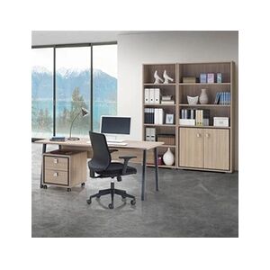 Altobuy LYDIA - Bureau 150cm + Caisson H50cm + 2 Meubles de Rangements - - Publicité