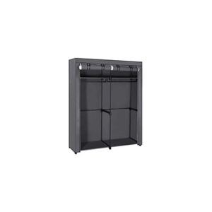 SONGMICS Armoire de Rangement 140 x 43 x 174 cm, Gris RYG02GY - Publicité