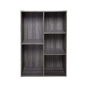 Iris Ohyama Armoire de Rangement 531753 5 Cubes Bois Taille Gris - Publicité