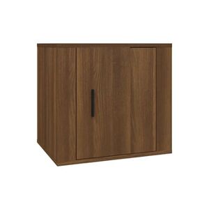 VIDAXL Table de chevet Chêne marron 50x39x47 cm - Publicité