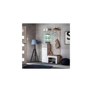 AC-Deco Ensemble de meubles de rangement - gustavo 1 + p - 100 x 35 x 200 cm - Publicité