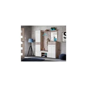 AC-Deco Ensemble de meubles de rangement - gustavo 3 + p - 170 x 35 x 200 cm - Publicité