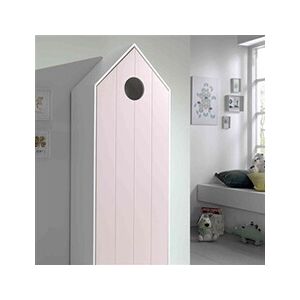 GENERIQUE Armoire cabane enfant en bois rose - AR2027-1 - Publicité