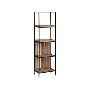 ATMOSPHERA Meuble Etagère 4 niveaux en Bois et Métal Noir H 176 cm - Publicité