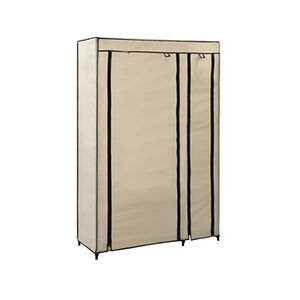 VIDAXL Garde-robe pliable Crème 110x45x175 cm Tissu - Publicité