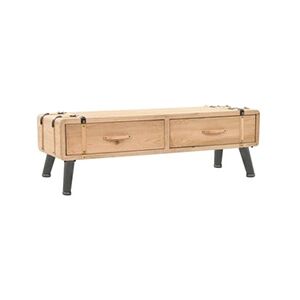 VIDAXL Meuble TV 110x33x35 cm Bois de sapin massif - Publicité