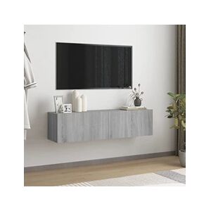 VIDAXL Armoire murale TV Sonoma gris 120x30x30 cm Bois d'ingénierie - Publicité