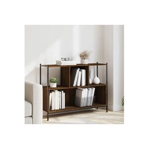 VIDAXL Bibliothèque chêne marron 102x28x77,5 cm bois d'ingénierie - Publicité