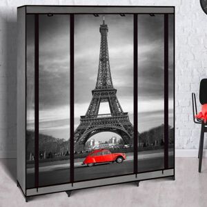 IDMarket Armoire De Rangement Paris Dressing Penderie Xxl Tissu - Publicité