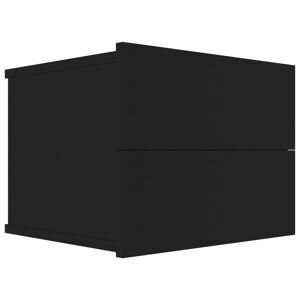 Table De Chevet Noir 40 X 30 X30 Cm Aggloméré - Vidaxl - Publicité