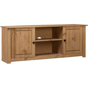 282670 Vidaxl Tv Cabinet 120x40x50 Cm Solid Pine Wood Panama Range - Publicité