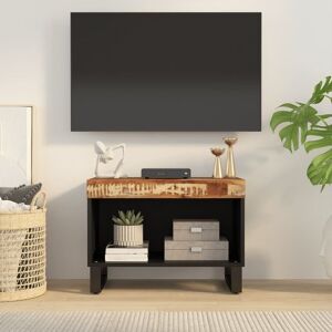 Vidaxl Meuble Tv 60x33x43,5 Cm Bois Massif De Récupération - Publicité