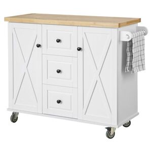 Sobuy Desserte Roulant Buffet Meuble De Rangement Cuisine, Fkw96-Wn - Publicité