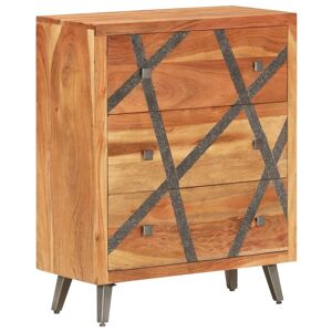 Vidaxl Buffet 60x30x75 Cm Bois D'acacia Massif - Publicité