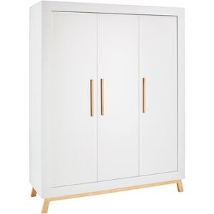 Schardt Armoire enfant 3 portes Miami White bois