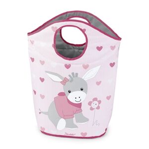 Sterntaler Panier à linge enfant Emmi l'ânesse original rose