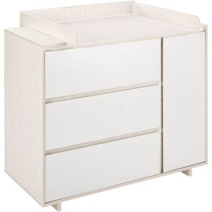 Schardt Commode à langer bois Capri White