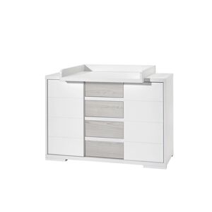 Schardt Commode à langer Maxx Boathouse bois blanc/gris