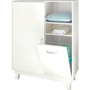 roba Armoire enfant 2 portes haute Nordic bois blanc