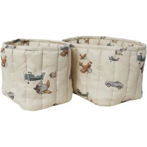 name it Panier de rangement 2 pieces Nbnfrey Peyote Melange