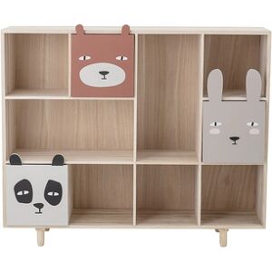 bloomingvilleMINI bloomingville Bibliotheque enfant tiroirs MINI Calle paulownia naturel