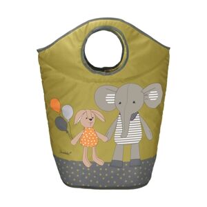 Sterntaler Panier de rangement enfant Eddy + Happy vert fonce