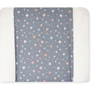 Zöllner JULIUS ZÖLLNER Housse matelas à langer étoiles brillantes 75x85 cm 50x65 cm