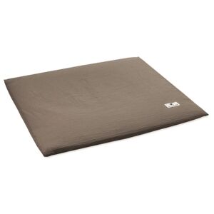 JULIUS ZÖLLNER Housse matelas a langer mousseline nougat 85x75 cm